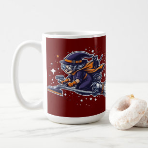 Fright Night Flight: The Witch’s Techy Halloween  Coffee Mug