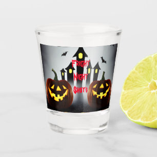 Fright Night Shots Creepy Halloween Pumpkin Shot Glass