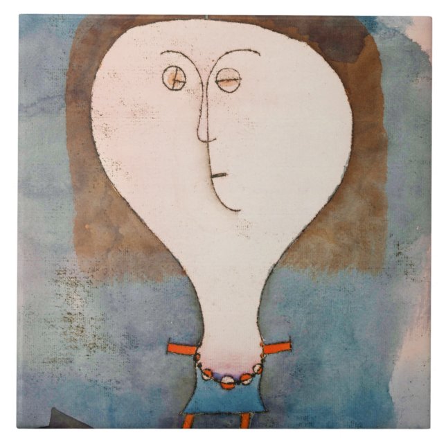 Fright of a Girl, Klee Tile (Front)