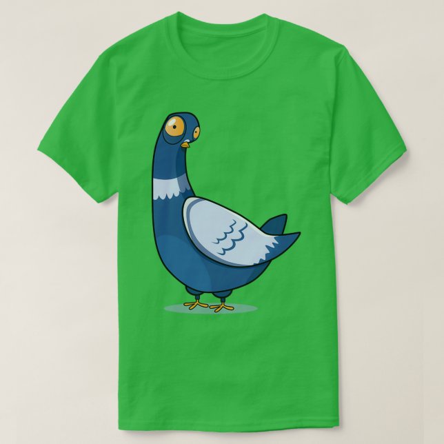 Frightened pigeon T-Shirt (Design Front)