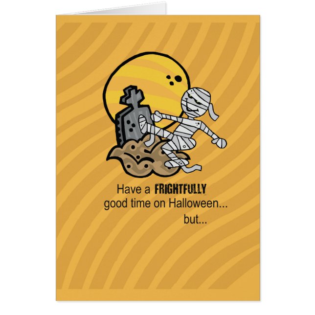 Frightful Mummy Halloween (Front)