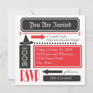 Frightfully Delightful Invitation