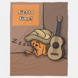 Frijole Frog Siesta Large Blanket