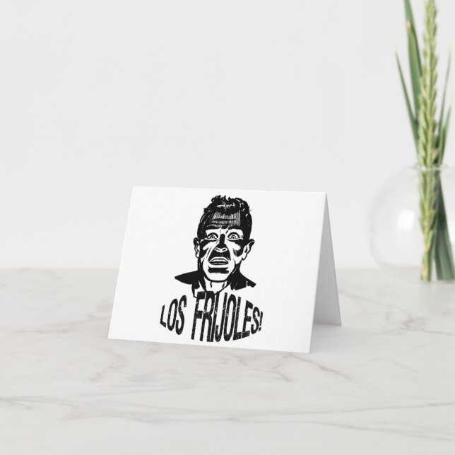 Frijoles Beans Holiday Card (Front)