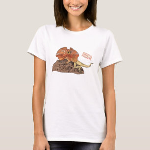 Frilled-neck lizard cartoon illustration T-Shirt