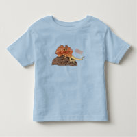 Frilled-neck lizard cartoon illustration
