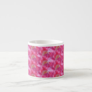 Frilled Pink Tulips – Modern Floral Design Espresso Cup