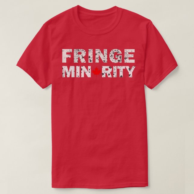 Fringe Minority Canada Truck Canadian Truckers Mem T-Shirt (Design Front)