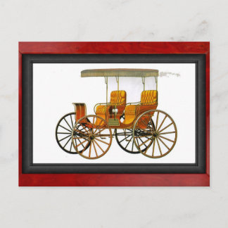 Fringe topped Surrey Postcard