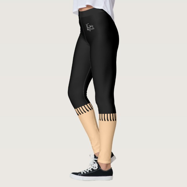 Fringed Illusion Leggings (Left)