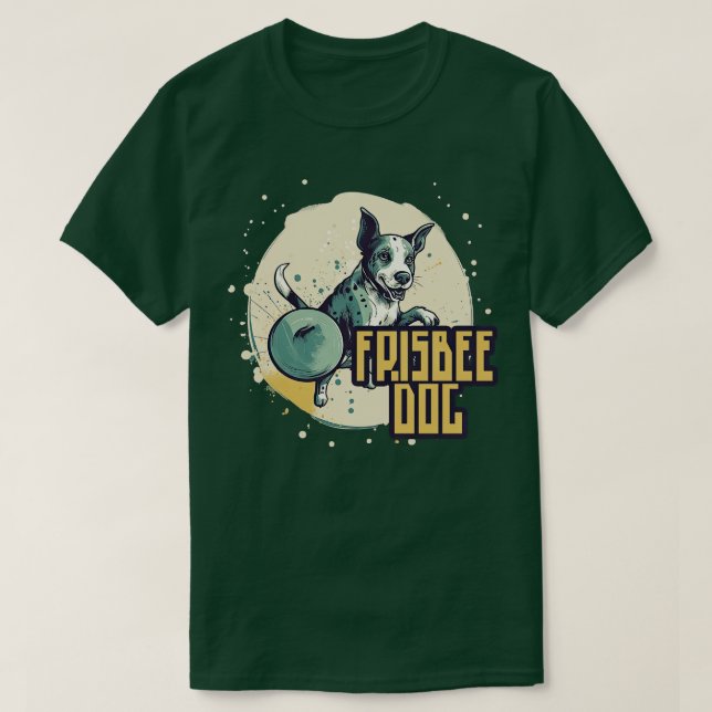 Frisbee Dog 3 T-Shirt (Design Front)