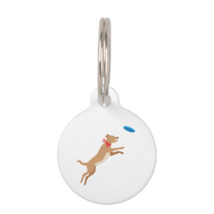 Frisbee Dog Pet Tag