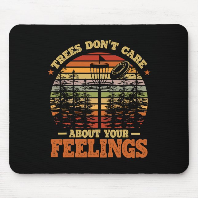 Frisbee Golf Disc Golf Funny  Mouse Pad (Front)