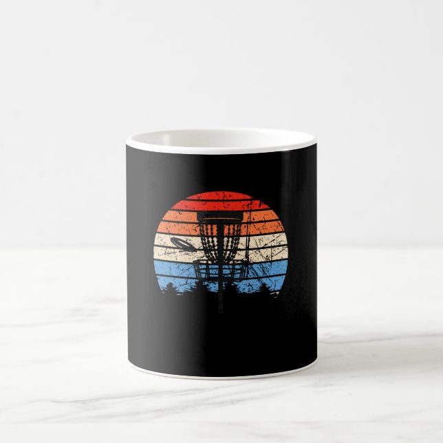 Frisbee Golf Disc Golf Retro Coffee Mug (Center)