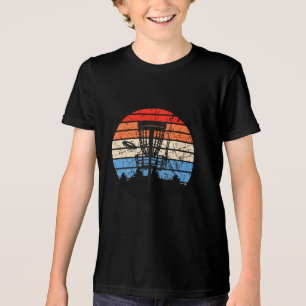 Frisbee Golf Disc Golf Retro Tri-Blend Shirt