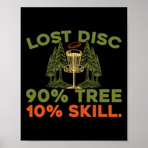 Frisbee Golf Disc Outdoor Sport - Tree  Poster