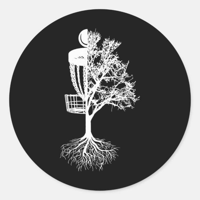 Frisbee Golf Frolf Golfer Disc Golf  Classic Round Sticker (Front)