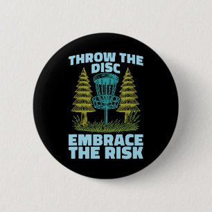 Frisbee Golf Outdoor Sport - Disc Golf 6 Cm Round Badge