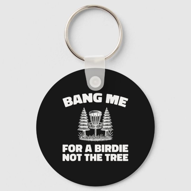 Frisbee Golf - Outdoor Sport Disc Golf  Key Ring (Front)