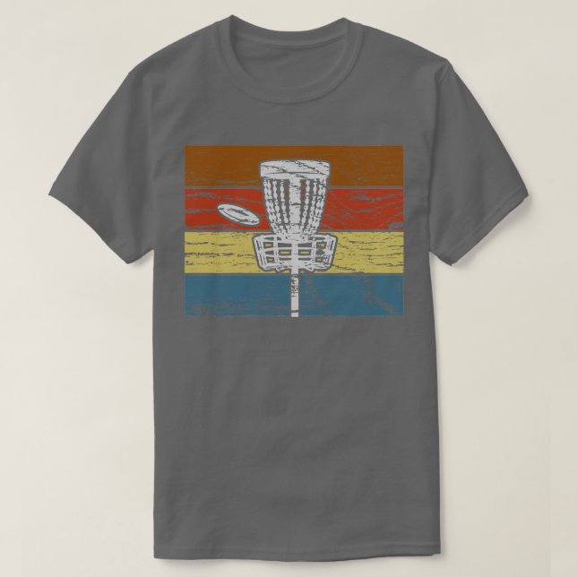 Frisbee Golf Retro 1 T-Shirt (Design Front)