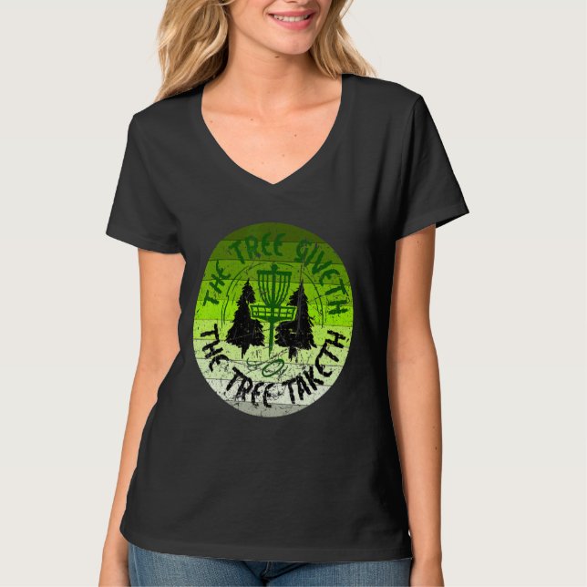 Frisbee Golf Retro For A Disc Golfer T-Shirt (Front)