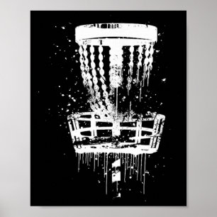 Frisbee Golf Sket Chainz - Frolf Course Disc Golf Poster