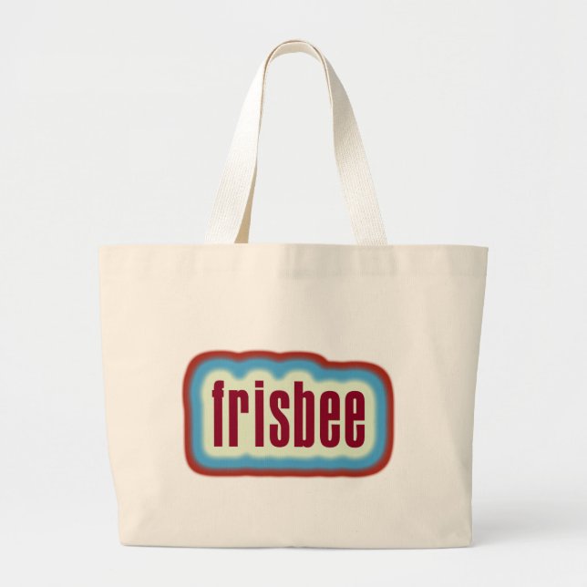 frisbee large tote bag (Front)