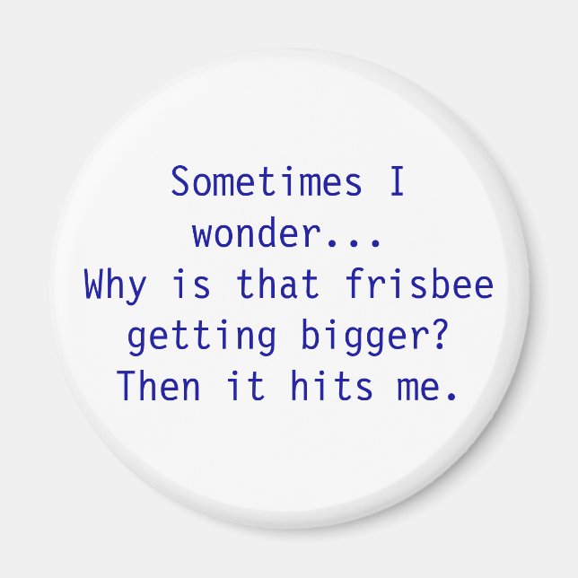 Frisbee Magnet (Front)