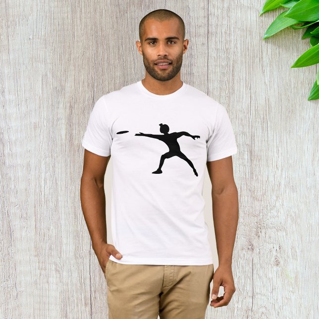 Frisbee Silhouette Mens T-Shirt (Creator Uploaded)