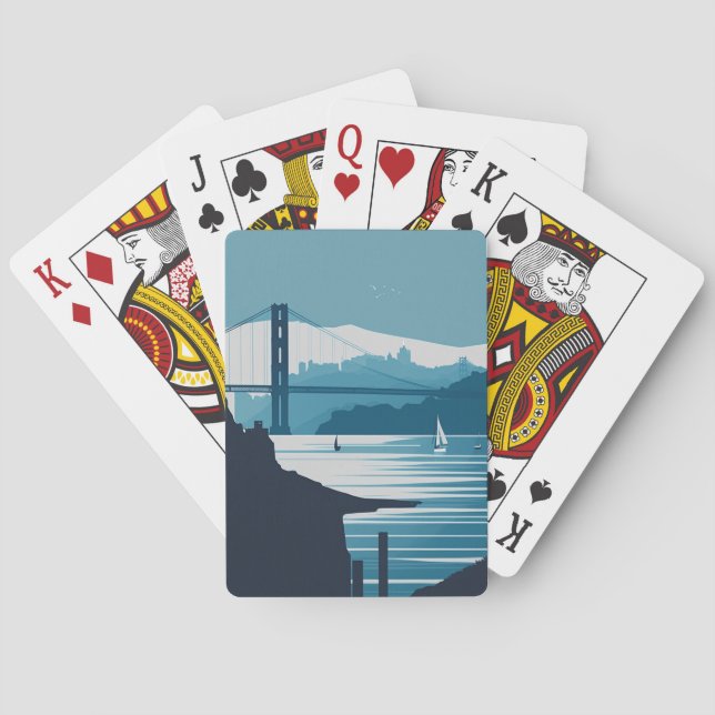 FRISCO BAY #1 PLAYING CARDS (Back)