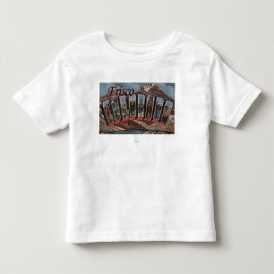 Frisco, Colorado - Large Letter Scenes Toddler T-Shirt