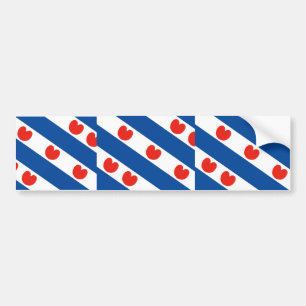 Frisian, Netherlands Bumper Sticker