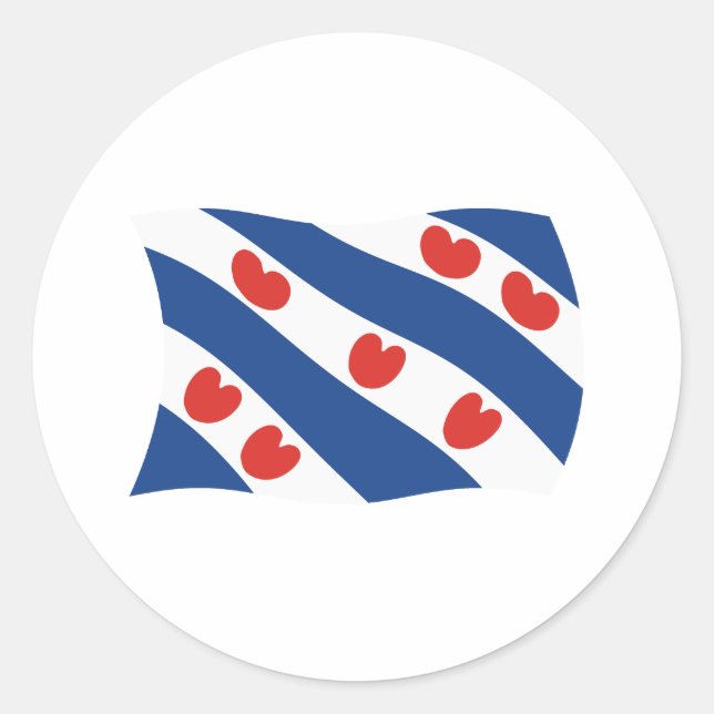 Frisians Flag Sticker (Front)