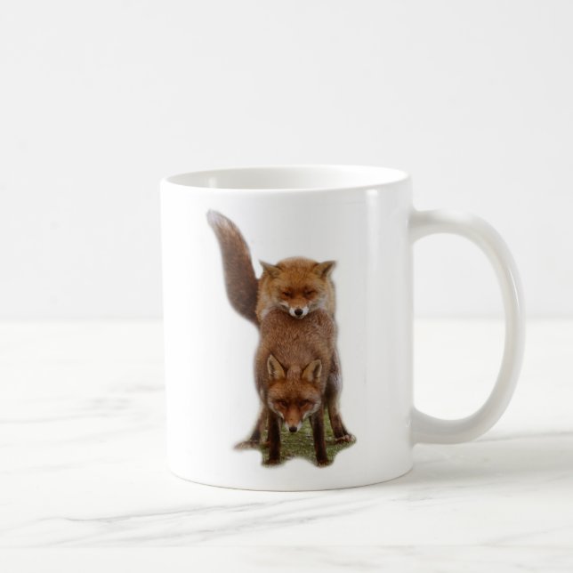 Frisky Foxes Coffee Mug (Right)