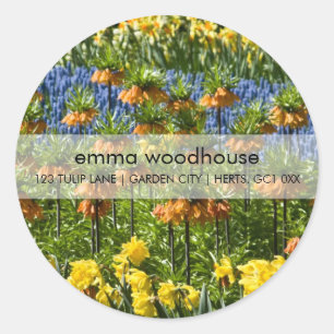 Fritillaria Imperialis & Daffodils DSC0811 Classic Round Sticker