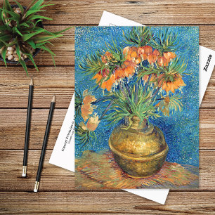 Fritillaries in a Copper Vase Van Gogh Postcard