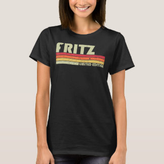 FRITZ Gift Name Personalised Funny Retro Vintage B T-Shirt