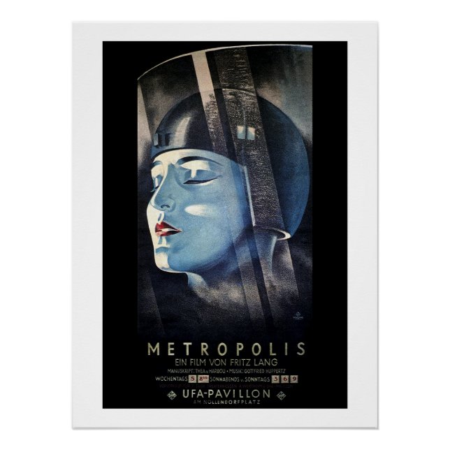 Fritz Lang's Metropolis (1927) Poster (Front)