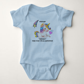 Friyay Fun and Laughter Baby Bodysuit T-Shirt