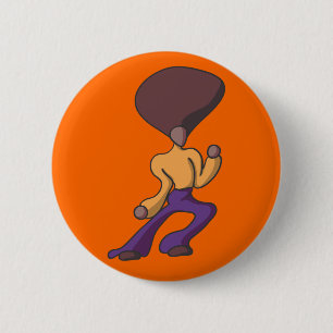 Fro Dude Jam 6 Cm Round Badge