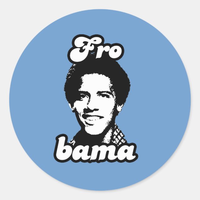 Frobama Classic Round Sticker (Front)
