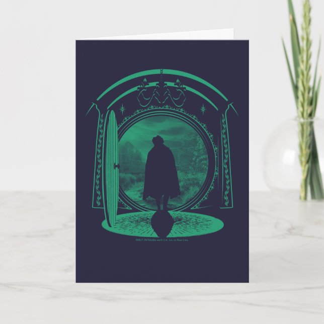 FRODO™ Leaving THE SHIRE™ Silhouette Card (Front)