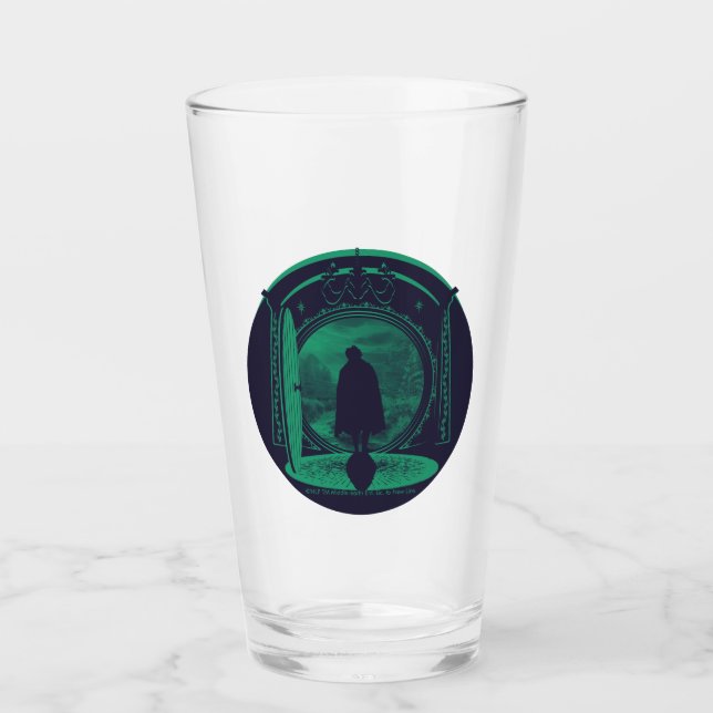 FRODO™ Leaving THE SHIRE™ Silhouette Glass (Front)