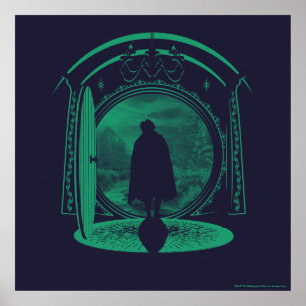 FRODO™ Leaving THE SHIRE™ Silhouette Poster