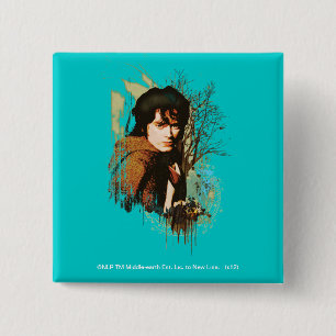 FRODO™ Mixed Media Vector Collage 15 Cm Square Badge
