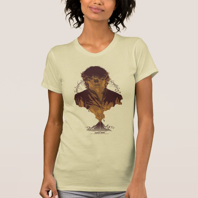 FRODO™ MOUNT DOOM™ Tengwar Inscription Graphic T-Shirt (Front)