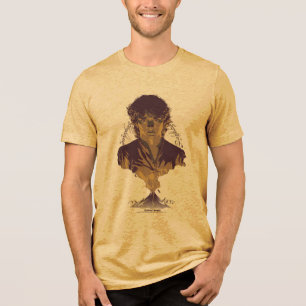FRODO™ MOUNT DOOM™ Tengwar Inscription Graphic Tri-Blend Shirt