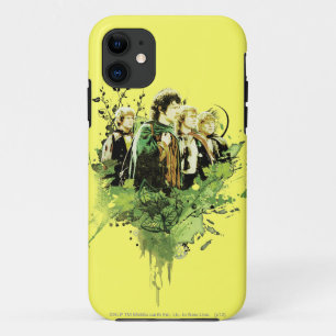 FRODO™ with Hobbits Vector Collage Case-Mate iPhone Case