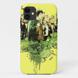 FRODO™ with Hobbits Vector Collage Case-Mate iPhone Case