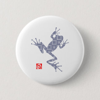 frog5 6 cm round badge